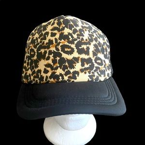 Leopard print hat
